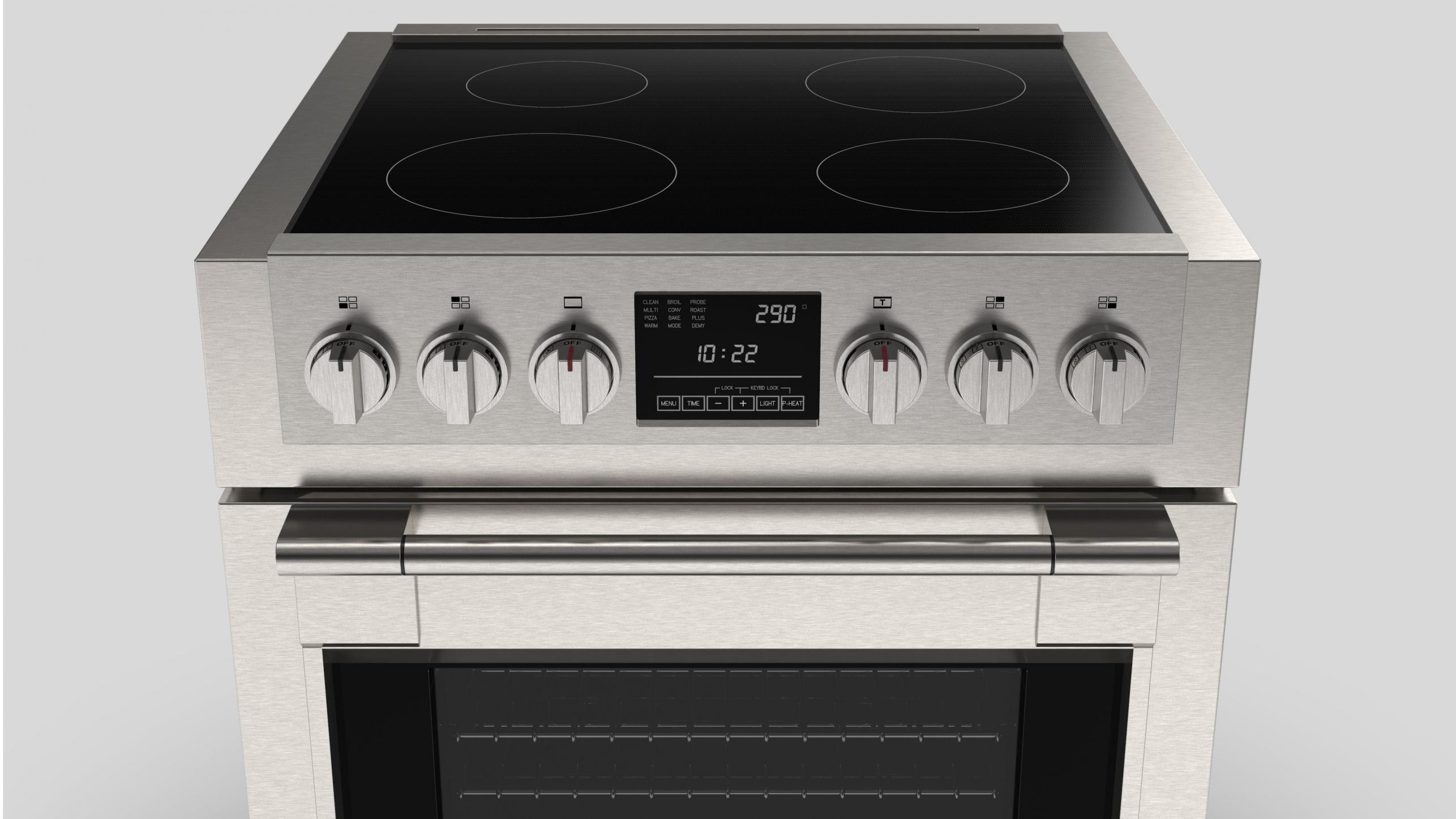 30" INDUCTION PRO RANGE Fulgor Milano